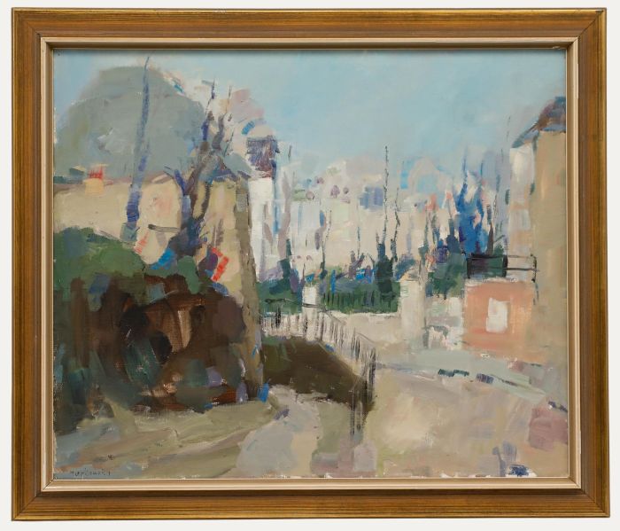 Markowski - Framed Contemporary Oil, City View