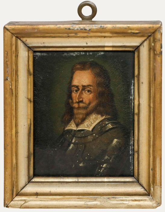 German School Miniature - 19th Century Oil, Maximilian I, Elector of Bavaria