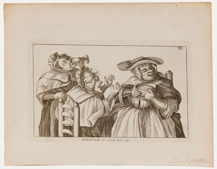 Thomas Sanders after John Collier (1708-1786) - 18th Century Engraving, Plenty