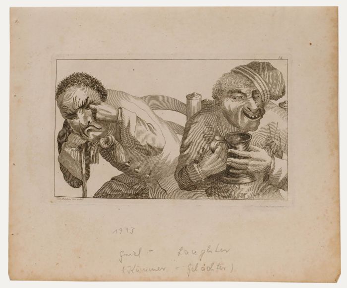 Thomas Sanders after John Collier (1708-1786) - 18th Century Engraving, Grief