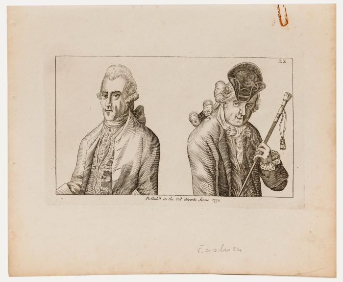 Thomas Sanders after John Collier (1708-1786) - 18th Century Engraving, Fashion
