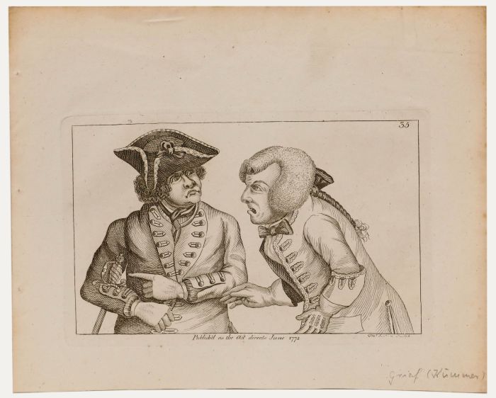 Thomas Sanders after John Collier (1708-1786) - 18th Century Engraving, Coward