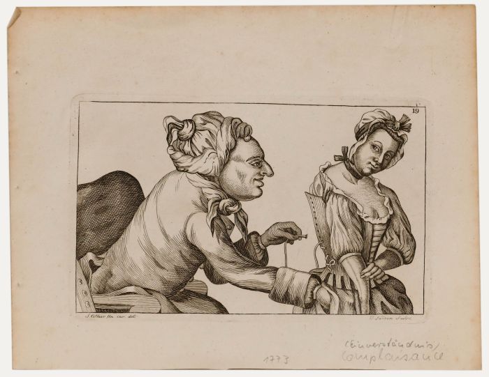 Thomas Sanders after John Collier (1708-1786) - 18th Century Engraving, Trickery