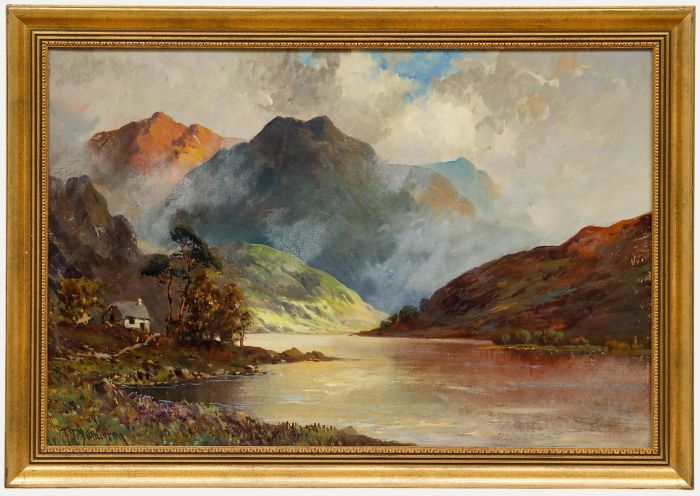 Francis E. Jamieson (1895-1950) - Framed Early 20th Century Oil, Passing Cloud