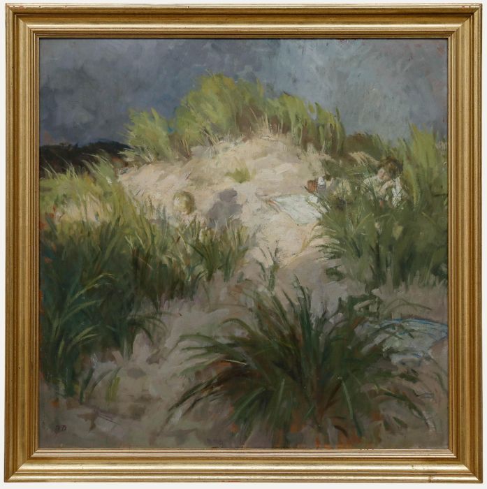 Bernard Dunstan (1920-2017) - Framed Mid 20th Century Oil, Sand Dunes