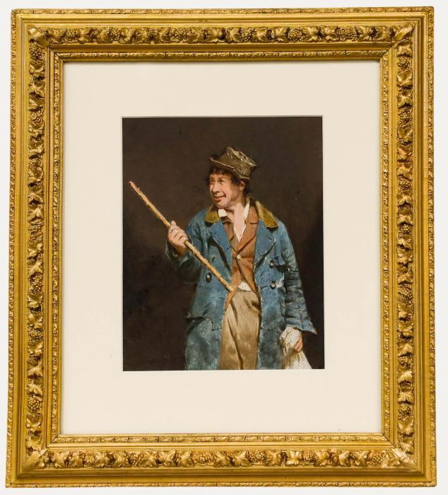 Charles Henry Cook (1830-1906) - Framed Late 19th Century Oil, A Likely Lad