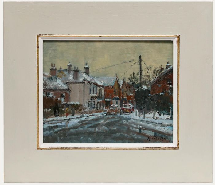 Rodney Pearce (b.1942) - 20th Century Oil, Snowy Bembridge