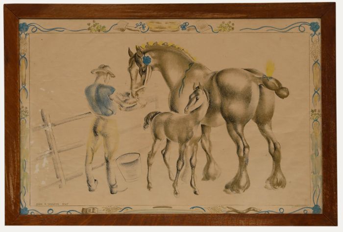 John Skeaping (1901-1980) - 20th Century Lithograph, Mare and Foal