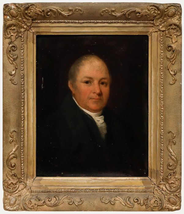 Attrib. John Robert Flick (c.1806-1890) - Oil, Portrait of a Gentleman
