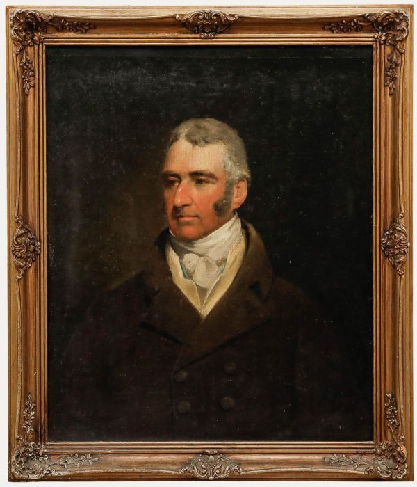 English School Early 19th Century Oil - Portrait of a Gentleman