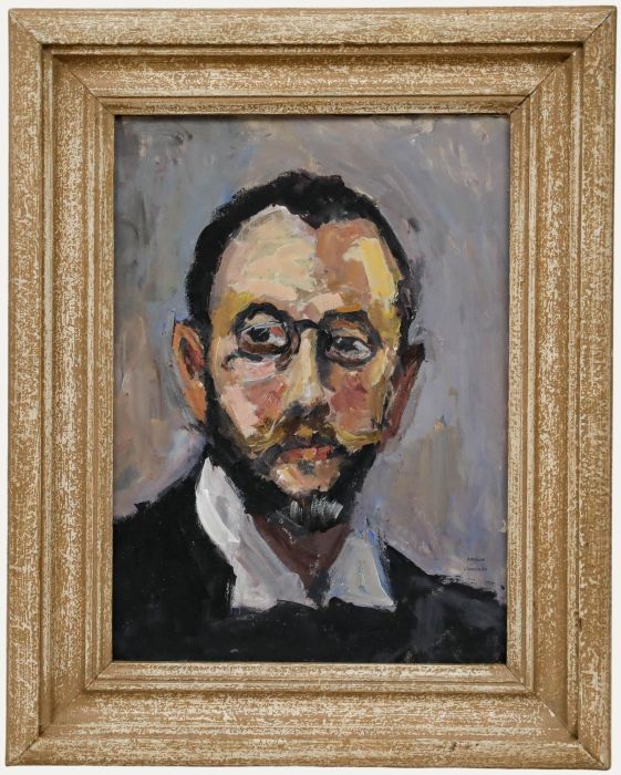 Modern British 20th Century Oil - Portrait of a Gentleman