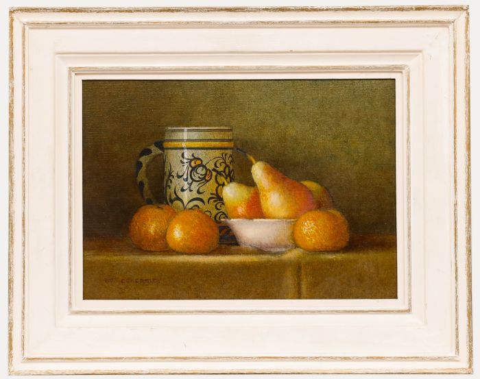 Bob Eckersley - Framed 20th Century Oil, Still Life with Tankard