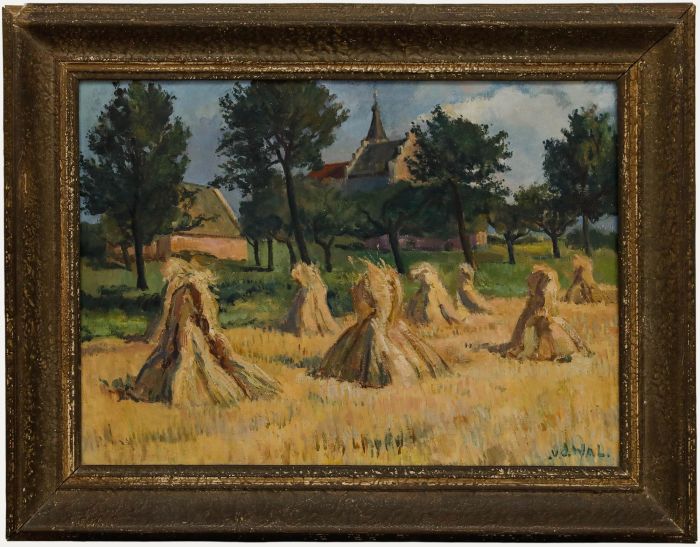 Dutch School Framed Early 20th Century Oil - The Old House, Laturn