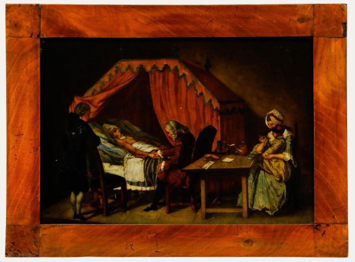 D. Berger after D. Chodowiecki - 18th Century Engraving, The Doctor's Visit