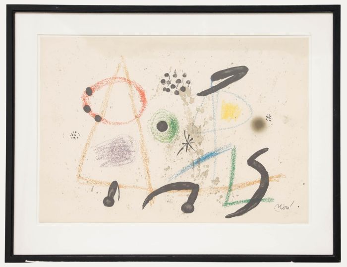 Joan Miro - 1975 Lithograph, Maravillas con Variaciones Acrósticas