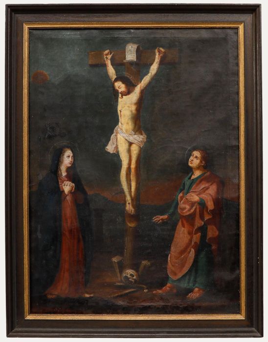 19th Century Oil - The Crucifixion