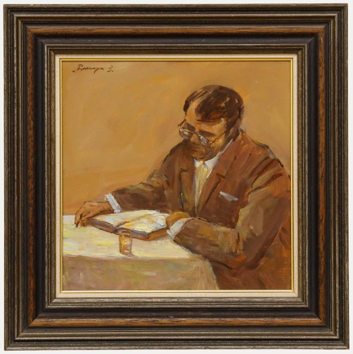 Benno Breyer - 1987 Oil, A Good Book