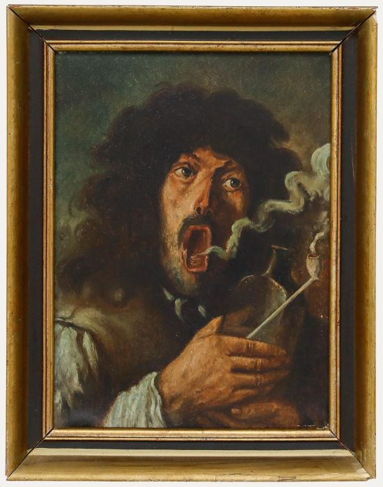 Adriaen Brouwer - Early 20th Century Oil, The Smoker
