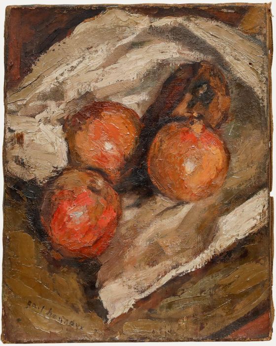 Paul Hannaux - Mid 20th Century Oil, Still Life with Onions