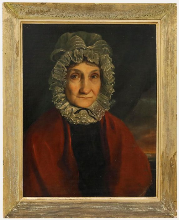 Mid 19th Century Oil - A Stern Woman