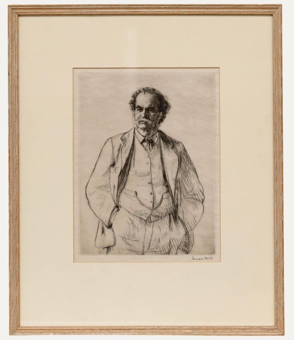 Francis Dodd - Early 20th Century Etching, A. L. Smith, Master of Balliol