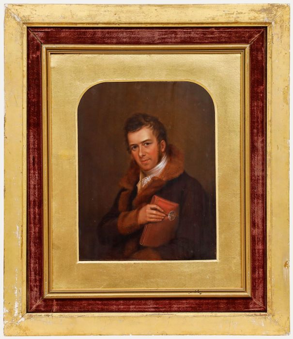 Early 19th Century Oil - Portrait of Reverend Lewis Way