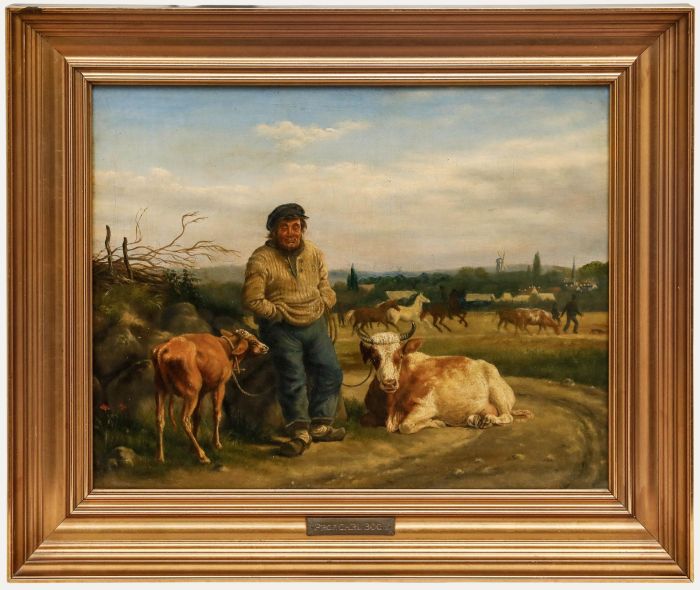Carl Henrik Boegh - Late 19th Century Oil, The Journey to Market