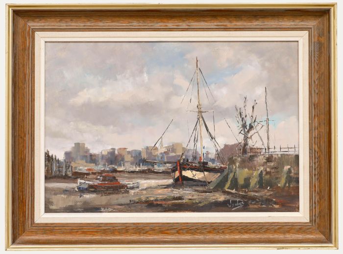 William Davies - 20th Century Oil, The Raven at Battersea