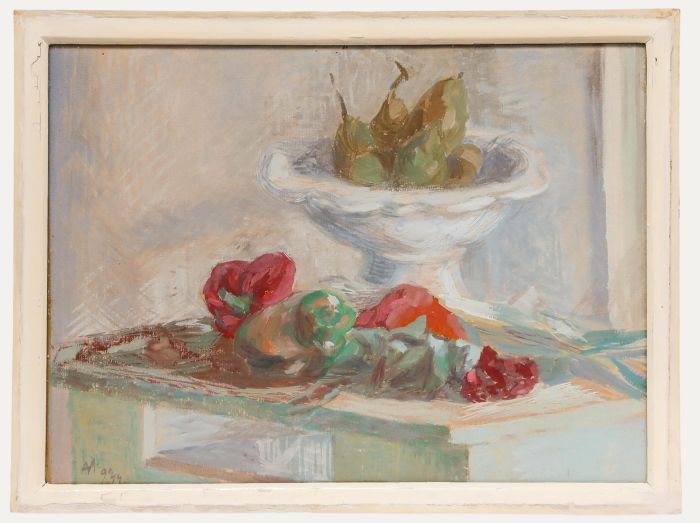 20th Century Gouache - Still Life with Pears