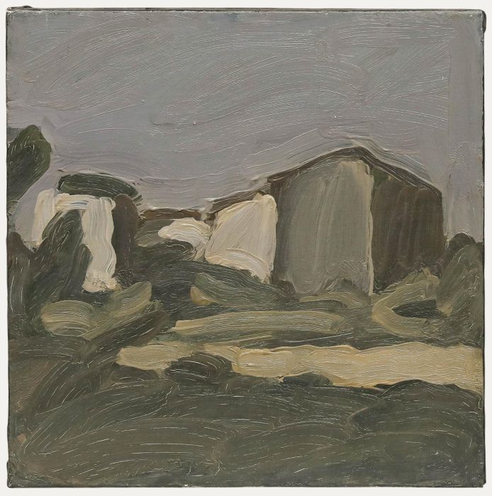 Jacques Daniel - 1982 Oil, Saint Laurent