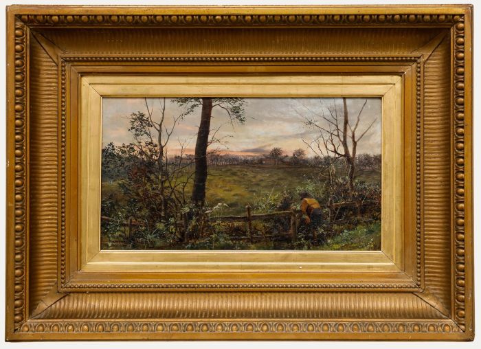 Late 19th Century Oil - Admiring the View