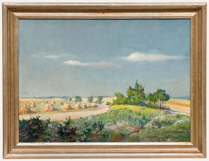 Rudolf Diederich - Mid 20th Century Oil, Summer River