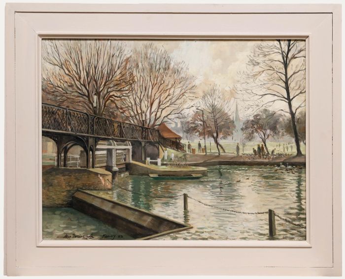 Allan Dorian Clark - 1982 Oil, Jesus Lock