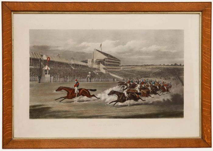 William Summers after Henry Thomas Alken - Aquatint, The Winning Post