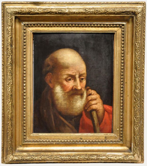 19th Century Oil - Portrait of a Bearded Man