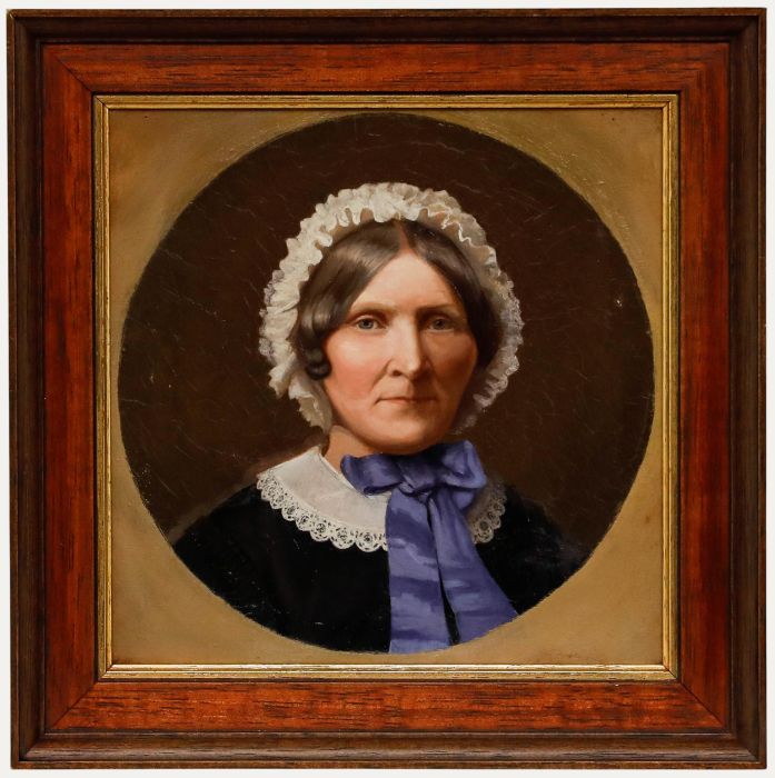 Early 20th Century Oil - Victorian Lady