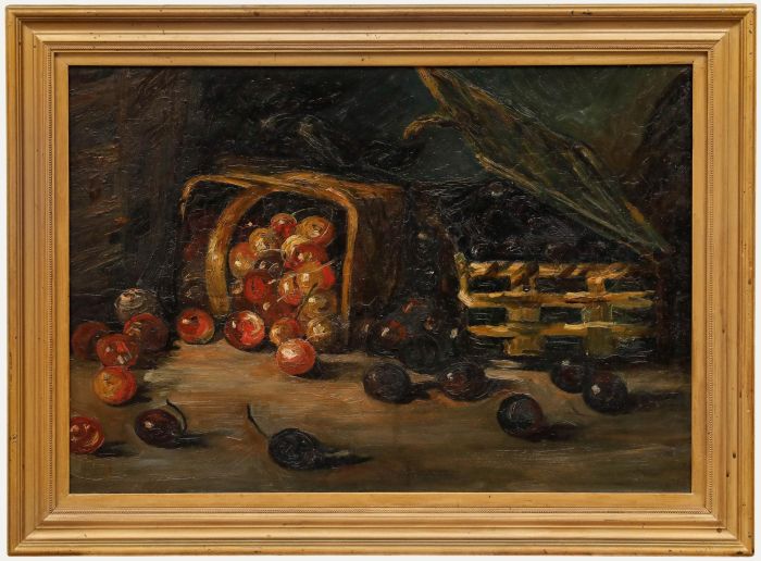 Late 19th Century Oil - Autumn Fruits