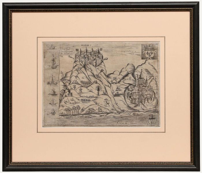 Henry Raignauld - 1629 Engraving, Marqab Castle