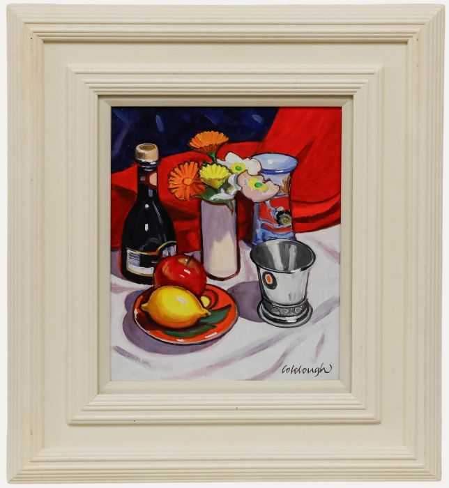 Frank Colclough - Framed 20th Century Oil, Flowers & Fruit