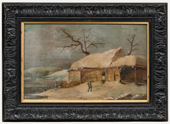 19th Century Oil - A Winter's Day
