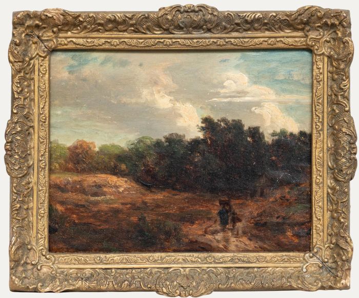 Framed Late 19th Century Oil - Brooding Cloud