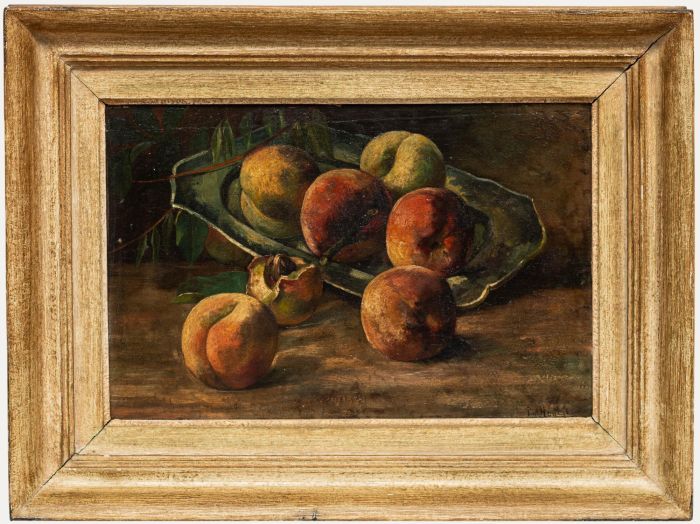 Pieter't Hout - Early 20th Century Oil, Peaches