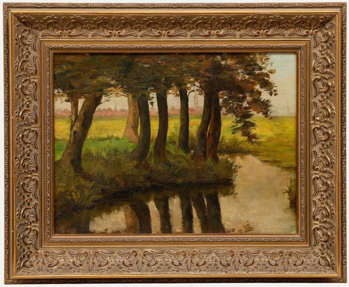 Early 20th Century Oil - Reflections