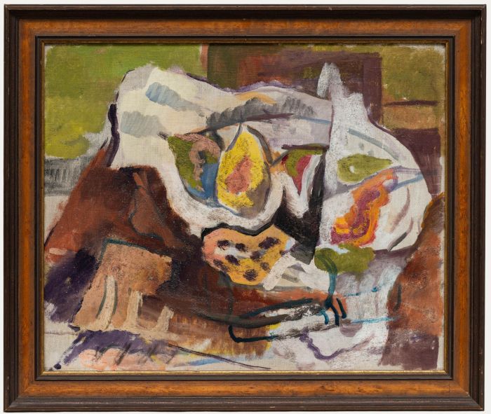 Rudolf Wulfertange - Framed Mid 20th Century Oil, The Fruit Bag