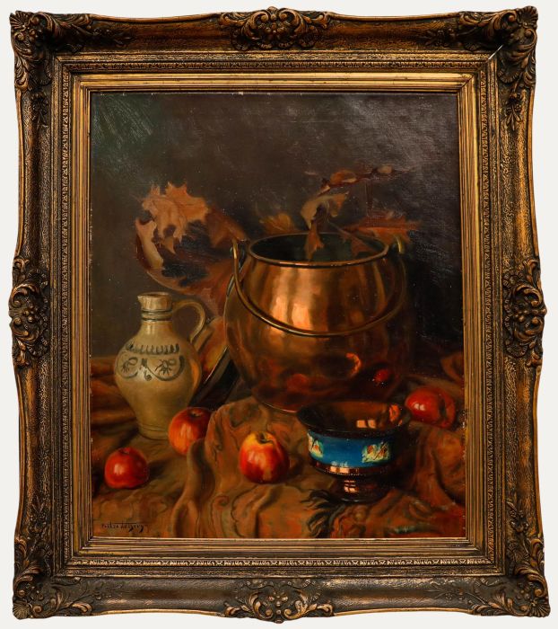 Feilze de Bruyn - Early 20th Century Oil, Autumnal Still Life