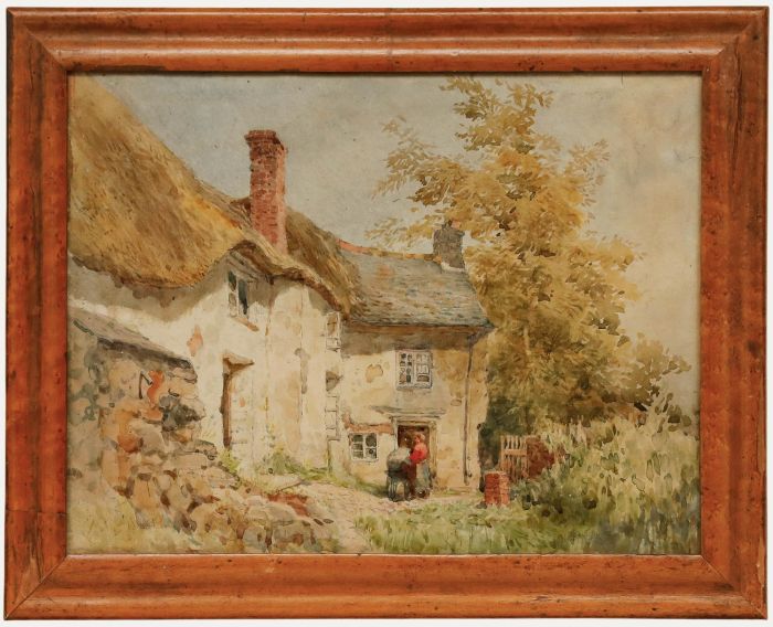 Walter Brooks Spong - Framed Early 20th Century Watercolour, Greenhill Cottage