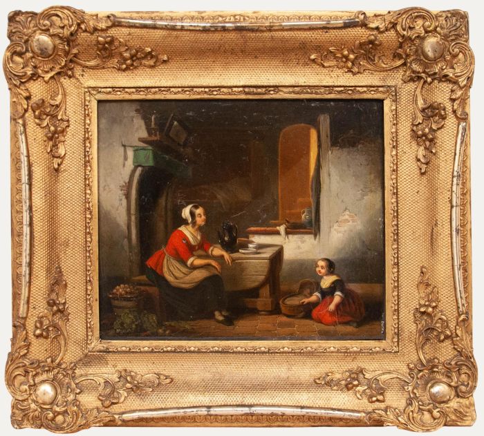 1858 Oil - Mother's Joy