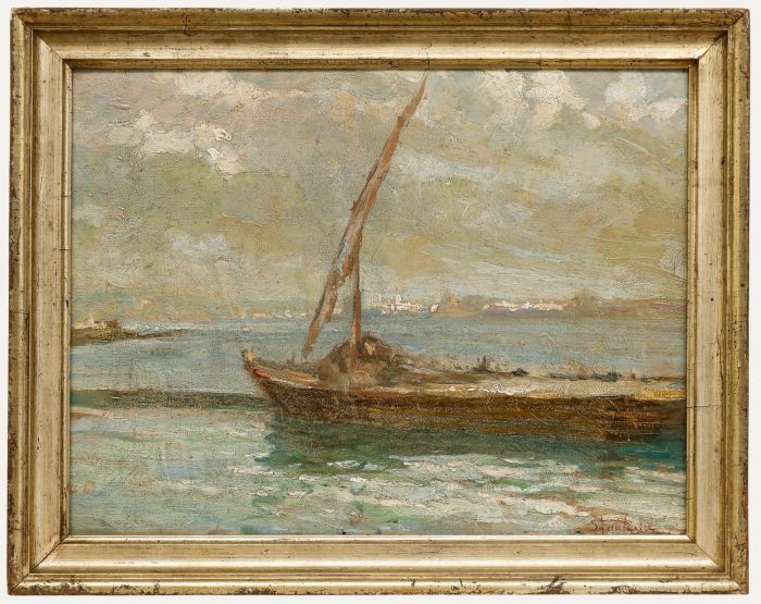 Salvatore Fantasia - Framed Early 20th Century Oil, Morning Sun