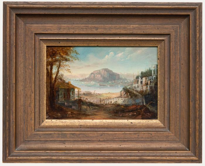 1894 Oil - View Across the Water