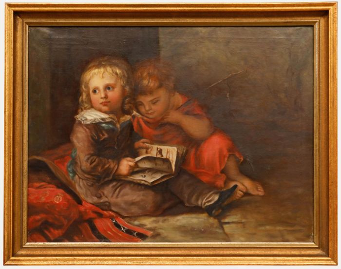 Christian Leberecht Vogel - Late 19th Century Oil, The Artist's Sons